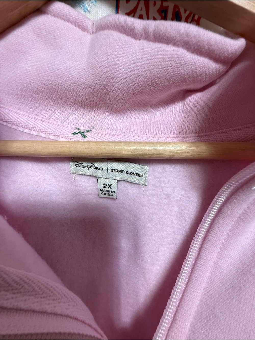 NEW Disney Parks Stoney Clover Lane Disneyland Quarter Zip Sweatshirt - Picture 7 of 8